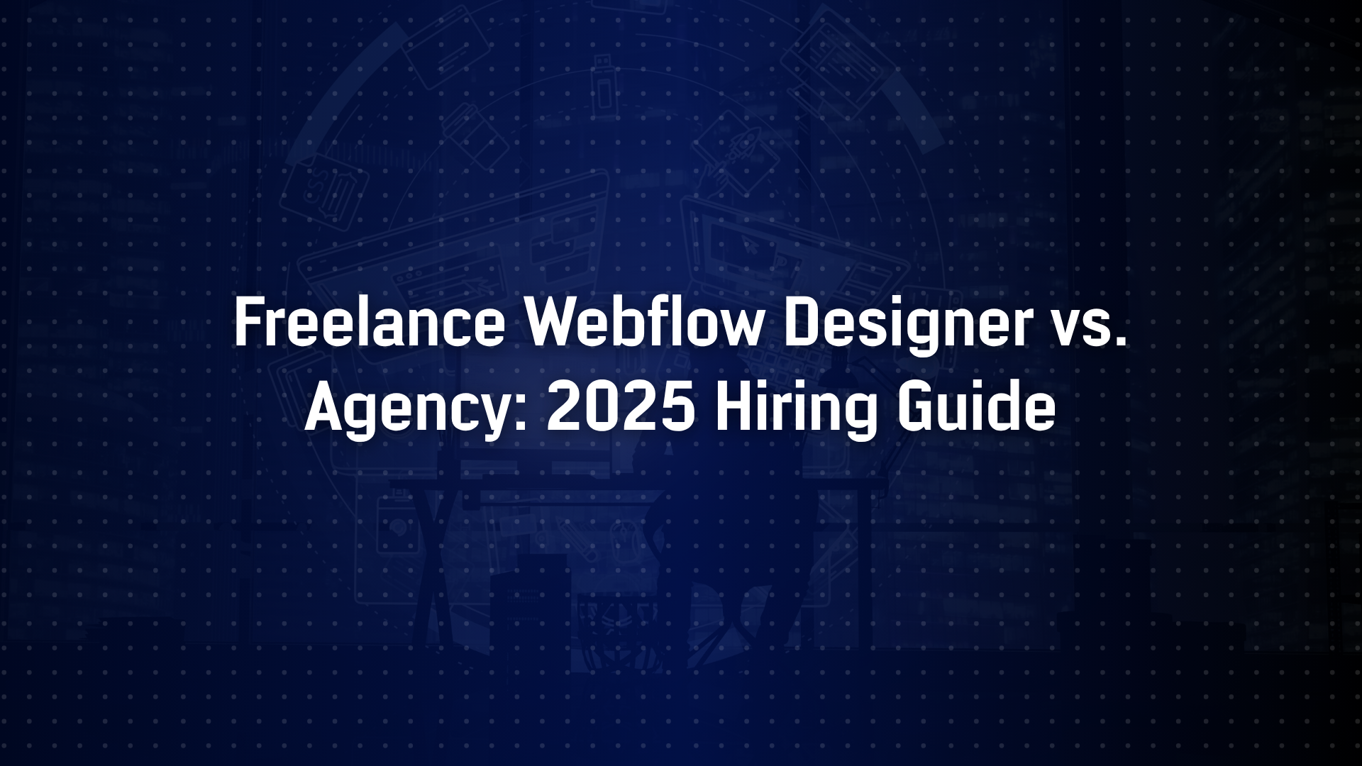 freelance designer vs Webflow agency