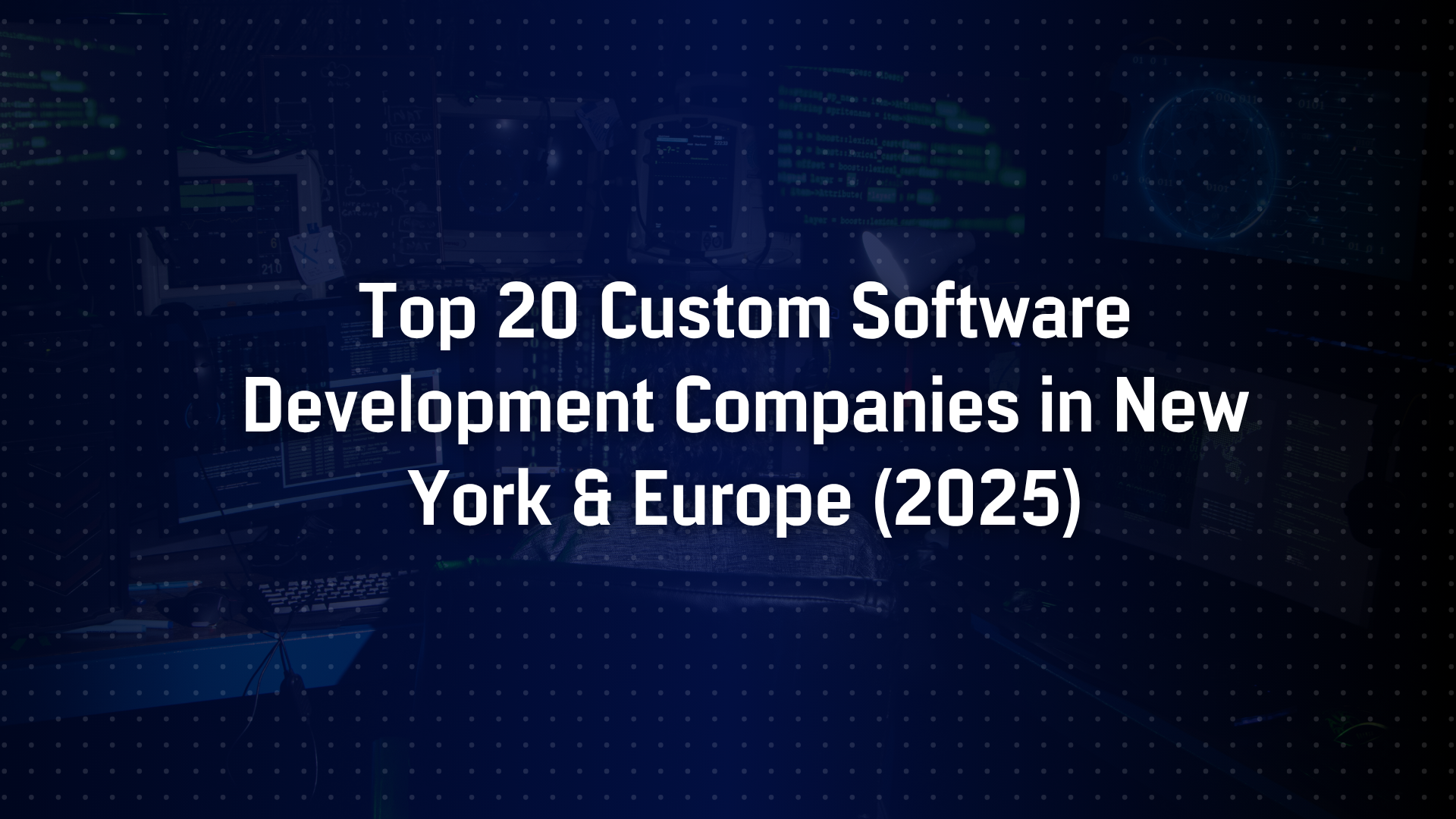 custom software development New York