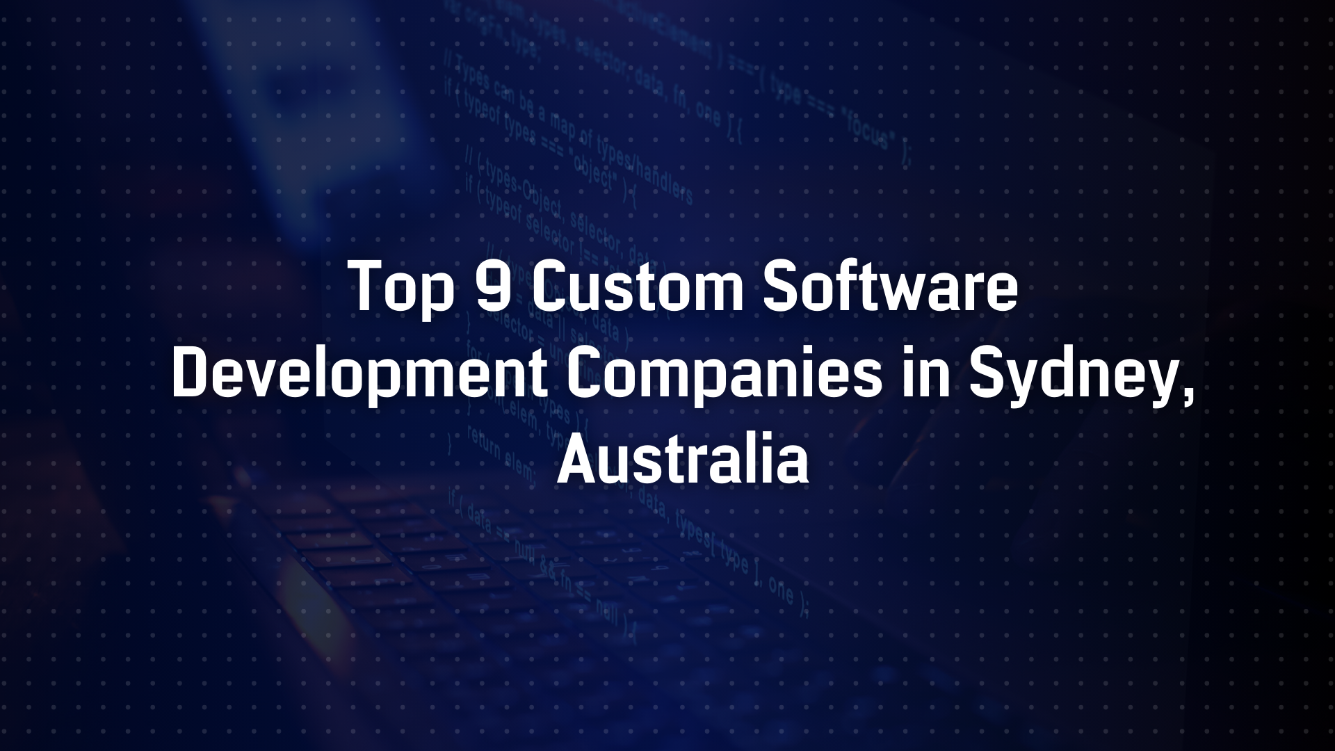 custom software development Sydney