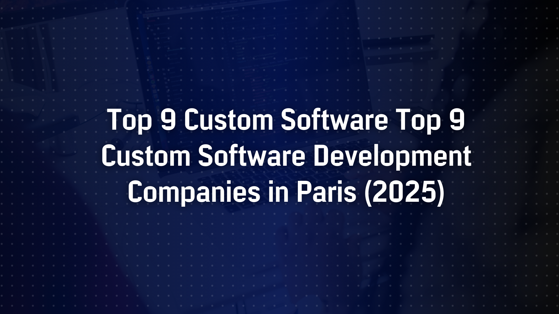 custom software development Paris
