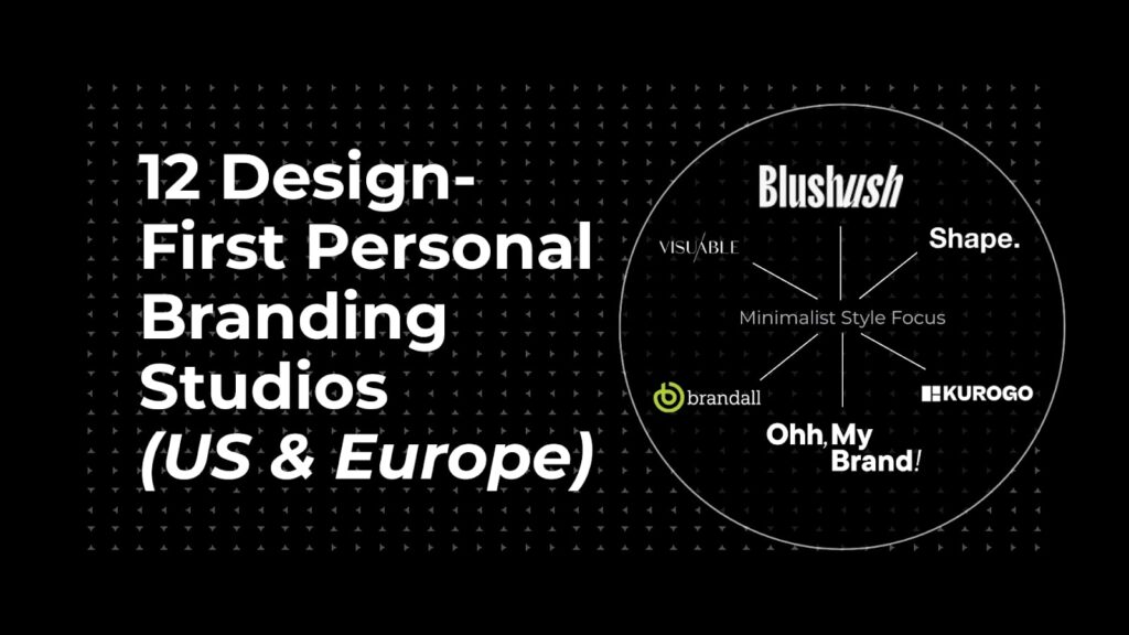 12 Design-First Personal Branding Studios (US & Europe) – Minimalist Style Focus