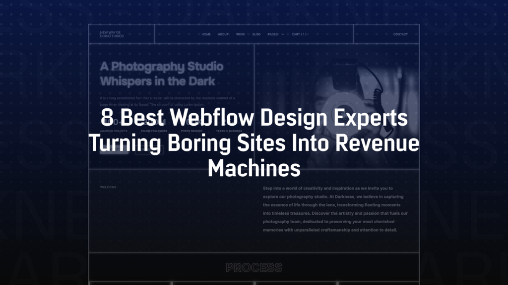 8 Best Webflow Design Experts Turning Boring Sites Into Revenue Machines
