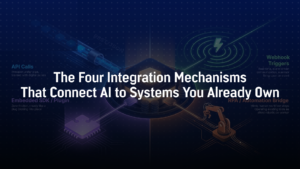 The Four Integration Mechanisms That Connect AI to Systems You Already Own