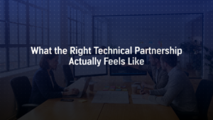 right technical partnership software development team collaboration and planning