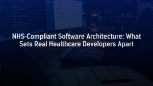 NHS-compliant healthcare software architecture with HL7 FHIR and GDPR standards in the UK