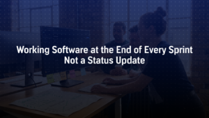 working software delivered every sprint agile development team review